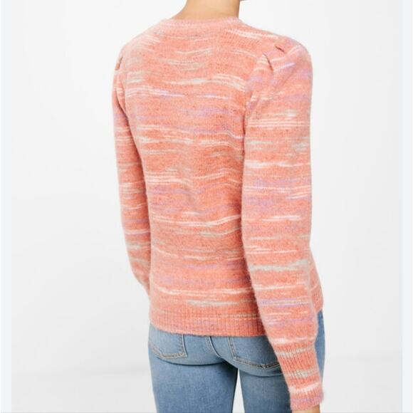 ANTHROPOLOGIE BLOUSE PINK TYE DYE SZ MEDIUM - Picture 1 of 6